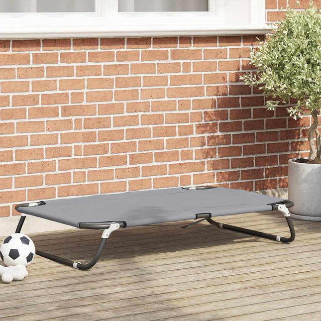 Lit Pour Chien Pliable Cadre En Métal, Lit En Tissu