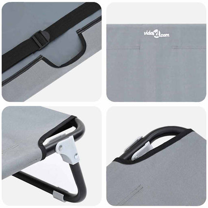 Lit Pour Chien Pliable Cadre En Métal, Tissu