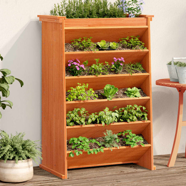 Jardinière De Plantes Aromatiques 6 Niveaux Bois Douglas Massif
