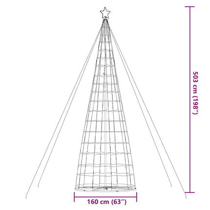 Sapin De Noël À Led 1534 Led Blanc Froid