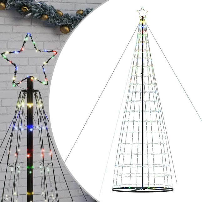 Sapin De Noël À Led 1534 Led Colorées Multicolore