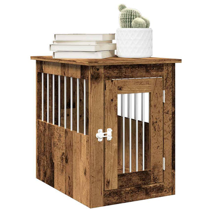 Meuble De Cage Pour Chiens 64,5X80X71Cm Bois D'ingénierie