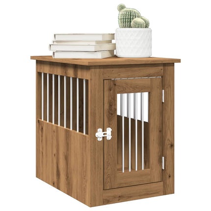Meuble De Cage Pour Chiens 64,5X80X71Cm Bois D'ingénierie
