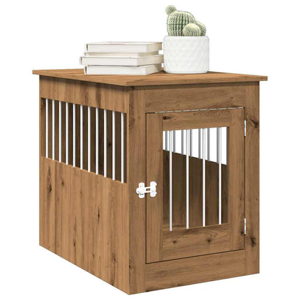 Meuble De Cage Pour Chiens 64,5X80X71Cm Bois D'ingénierie