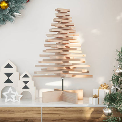 Arbre De Noël En Bois Pour Décoration Bois Massif De Pin Naturel