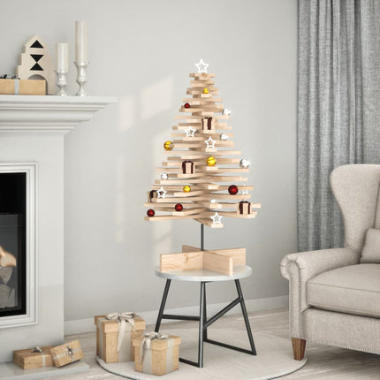 Arbre De Noël En Bois Pour Décoration Bois Massif De Pin Naturel