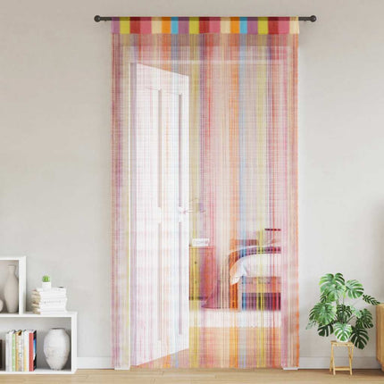 Rideau En Fils 2 Pcs 100 X 250 Cm