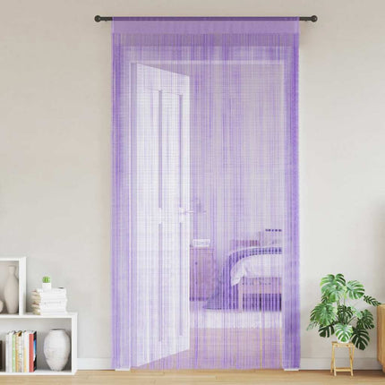 Rideau En Fils 2 Pcs 100 X 250 Cm