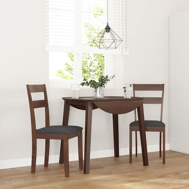 Chaises À Manger Lot De 2 Blanc Bois Hévéa Massif