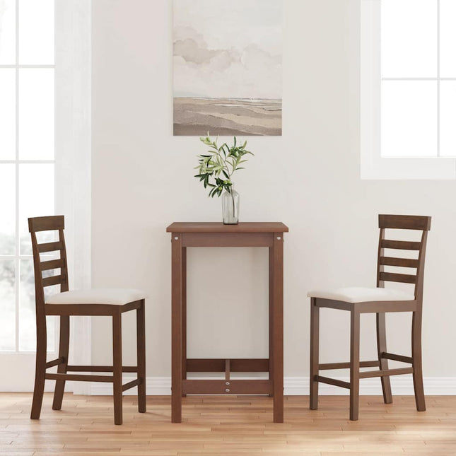 Chaises De Bar Lot De 2 Blanc Tissu
