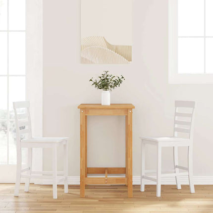 Chaises De Bar Lot De 2 Blanc Tissu