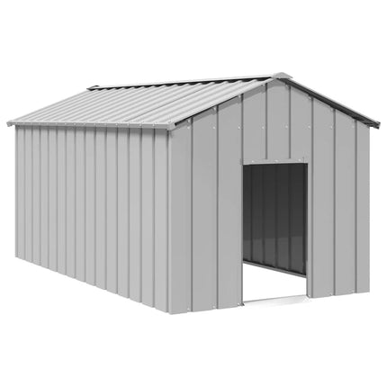 Niche Pour Chien Avec Toit Noir Acier Galvanisé