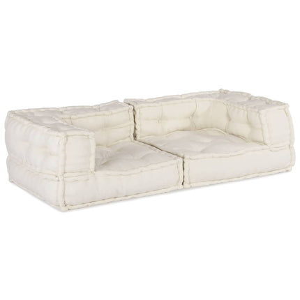 Pouf Modulaire À 2 Places Tissu