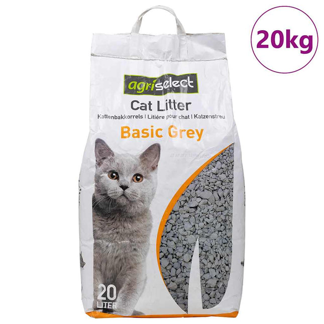 Litière Pour Chat Avec Poudre Pour Bébé, Parfum Bentonite, 20 L Chêne Marron