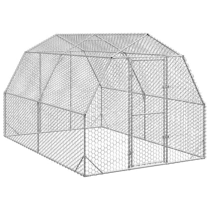 Poulailler 2,5X6X2,25 M Acier Galvanisé