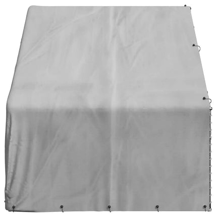 Chenil D'extérieur Pour Chiens Housse 3X2X1,9 M Acier Galvanisé