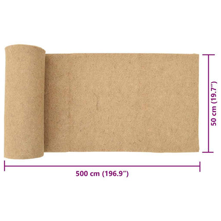Tapis De Chanvre Pour Rongeurs 0,5X5 M 5 Mm