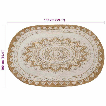 Tapis Marron Jute