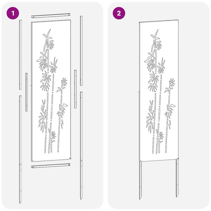 Écran De Confidentialité De Jardin Floral