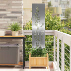 Acier inoxydable / Bambou / 32 x 140 cm