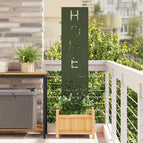 Vert olive / Alphabet / 32 x 140 cm