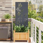 Anthracite / Bambou / 50 x 140 cm