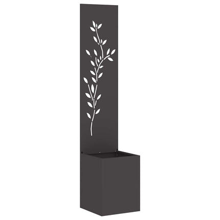 Écran De Confidentialité De Jardin Floral Noir