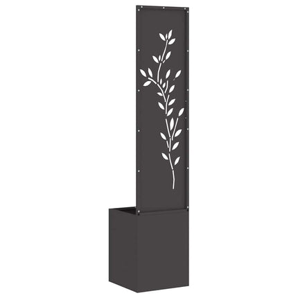 Écran De Confidentialité De Jardin Floral Noir
