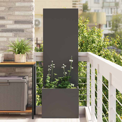 Écran De Confidentialité De Jardin Floral Noir