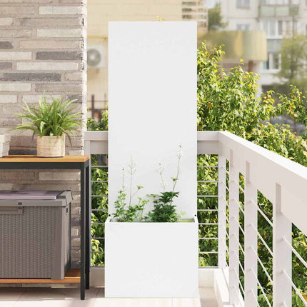 Écran De Confidentialité De Jardin Floral Blanc