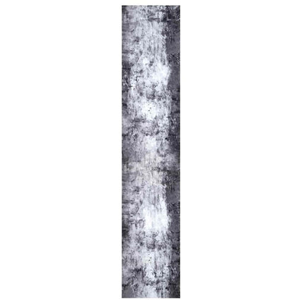Tapis De Cuisine Gris 300 X 60 Cm Velours Béton Rugueux