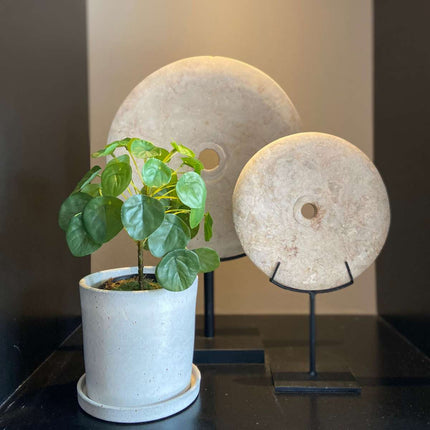 Ookch Pilea Peperomioides Artificiel - Hauteur 30Cm