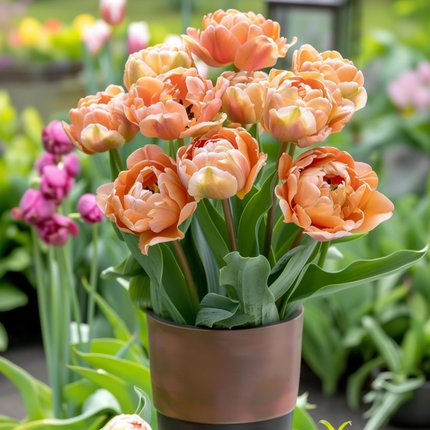 Ookch Tulipe - Set De 15 - Tulipa 'Copper Image' - Bulbes À Fleurs