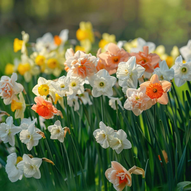 Ookch Narcisse - Set De 10 - Narcissus 'Double Mix' - Bulbes À Fleurs