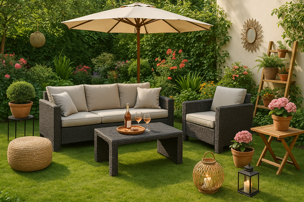 <em><strong> "Tout pour votre jardin : salon de jardin, mobilier extérieur, accessoires et décoration.</strong></em>