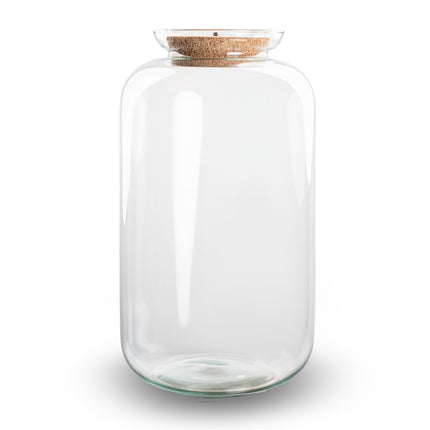 Terrarium With Cork Bouchon de Liège- Sven Xl Avec Led Light -↑ 43 Cm