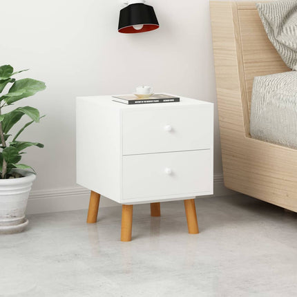 Tables De Chevet 2 Pcs 40 X 30 X 50 Cm Pin Massif