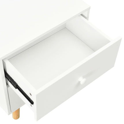 Tables De Chevet 2 Pcs 40 X 30 X 50 Cm Pin Massif