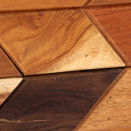 Table De Chevet Vintage  40 X 30 X 50 Cm Bois De Récupération Massif